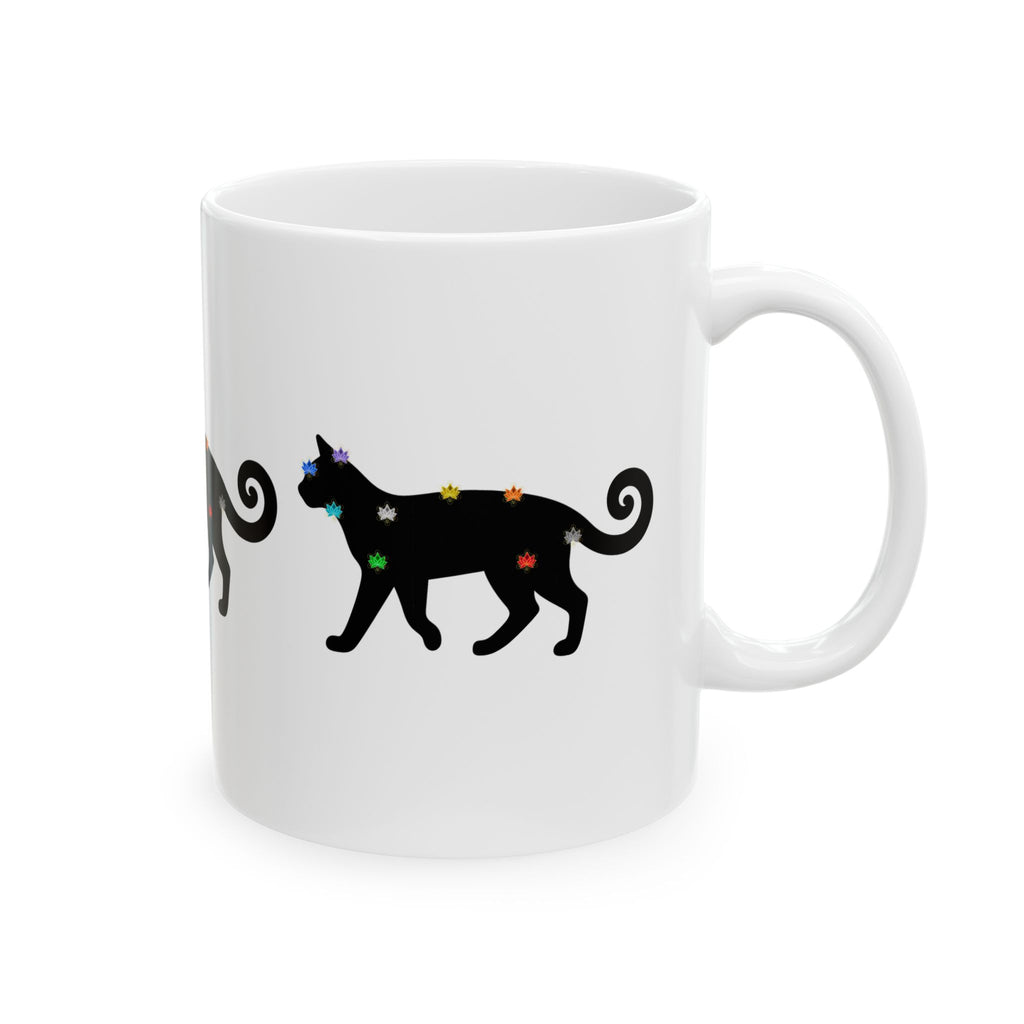 Black Cat Energy Chakra Mug