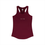 Front of a racerback tank showing a sacred geometry symbol in the front aligned AF