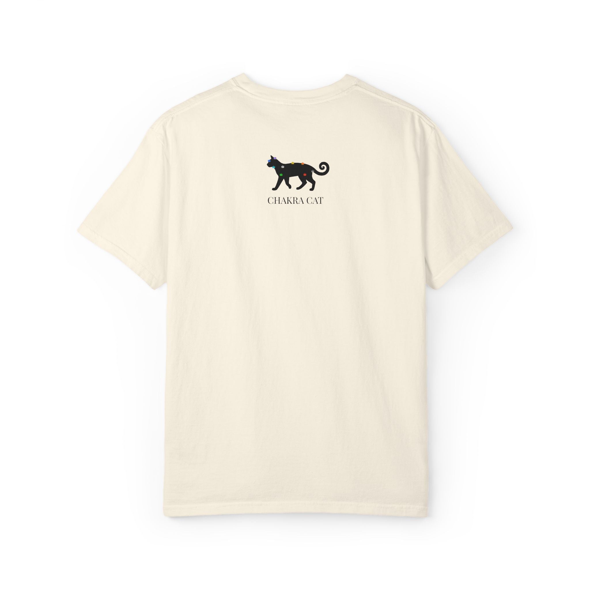 Black Chakra Cat T-Shirt