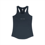 Front of a racerback tank showing a sacred geometry symbol in the front aligned AF
