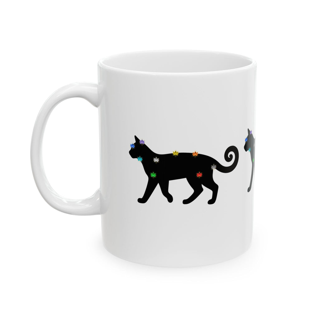 Black Cat Energy Chakra Mug