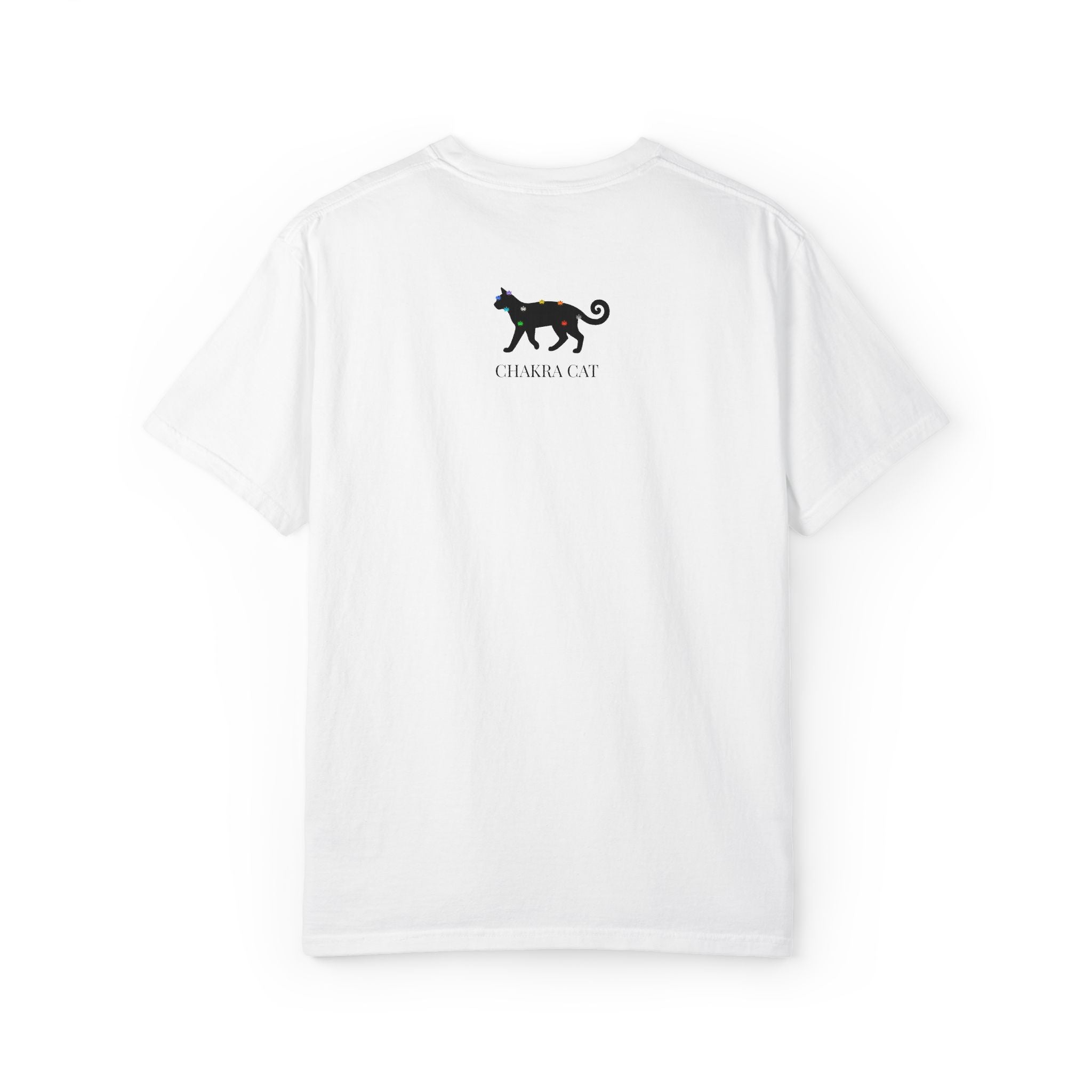 Black Chakra Cat T-Shirt