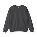 Front of a crewneck showing a sacred geometry symbol in the front aligned AF