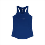 Front of a racerback tank showing a sacred geometry symbol in the front aligned AF