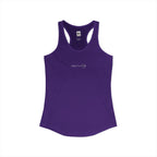 Front of a racerback tank showing a sacred geometry symbol in the front aligned AF