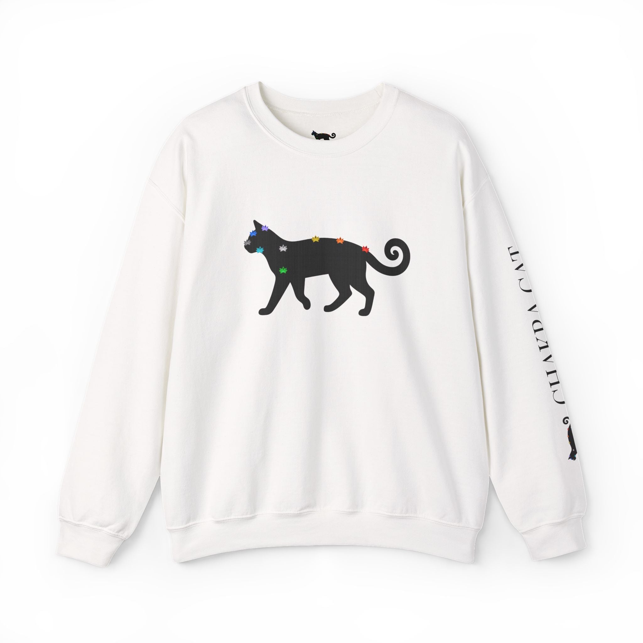 Black Cat Chakra Pullover