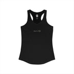Front of a racerback tank showing a sacred geometry symbol in the front aligned AF