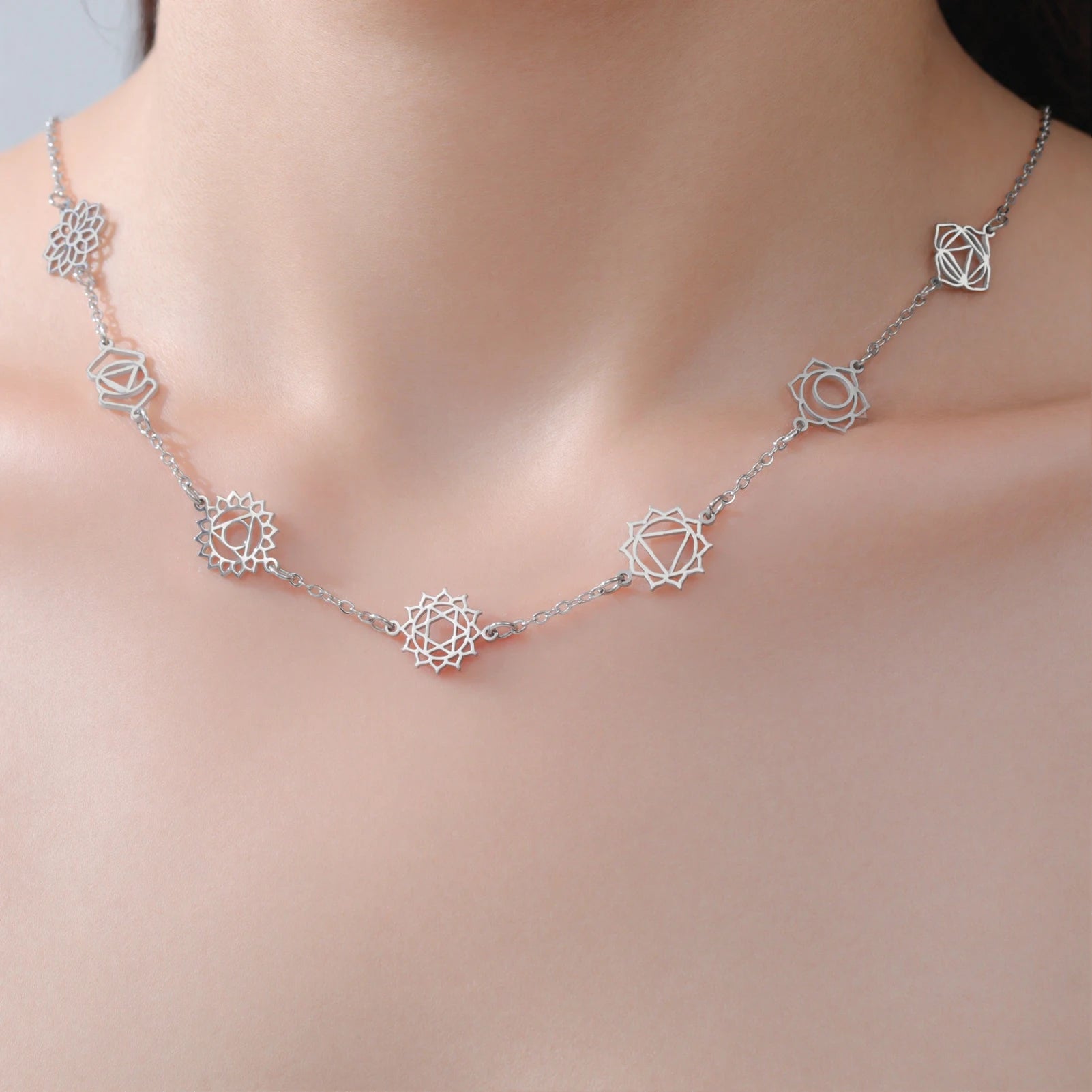 Chakra Meridian Necklace | Pure Symbol Edition
