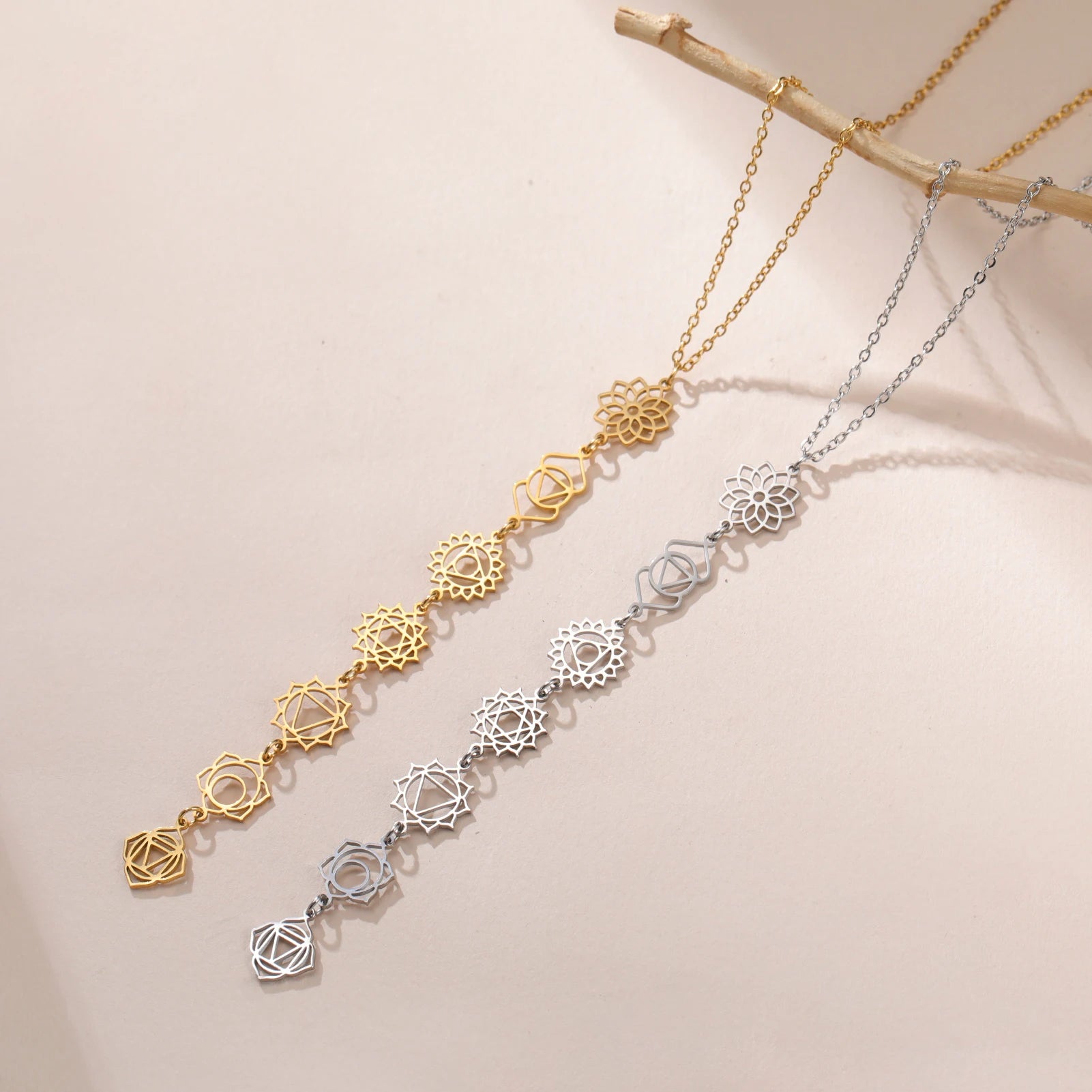 Seven Chakra Axis Necklace