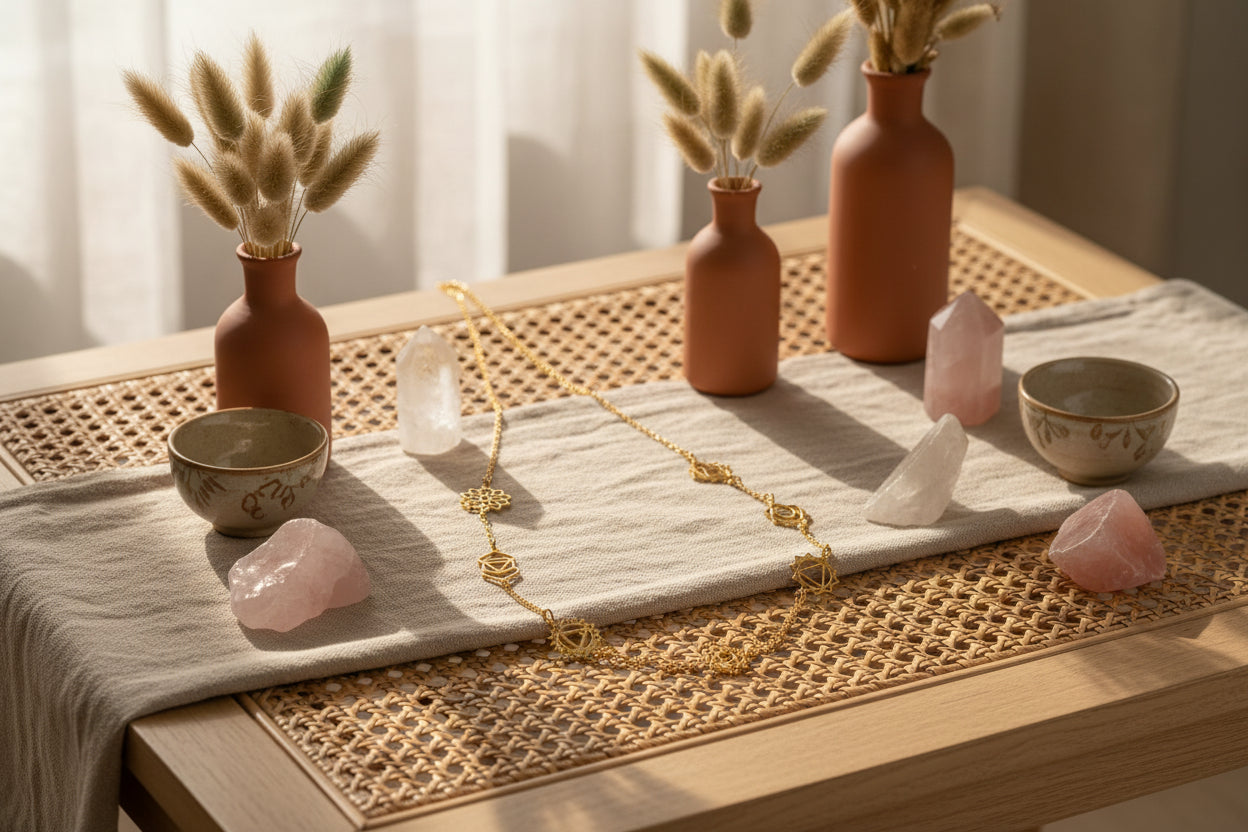 Chakra Meridian Necklace | Pure Symbol Edition