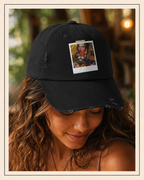 the masters wink preview resting witch face distressed hat